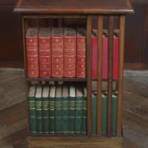 Edwardian Mahogany Revolving Bookcase SAI3261 Antique Bookcases