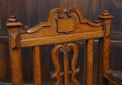 Victorian Oak Arm Chair SAI3291 Antique Chairs 15