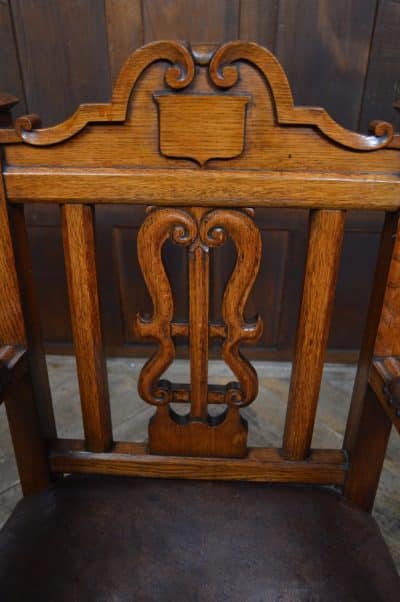 Victorian Oak Arm Chair SAI3291 Antique Chairs 14