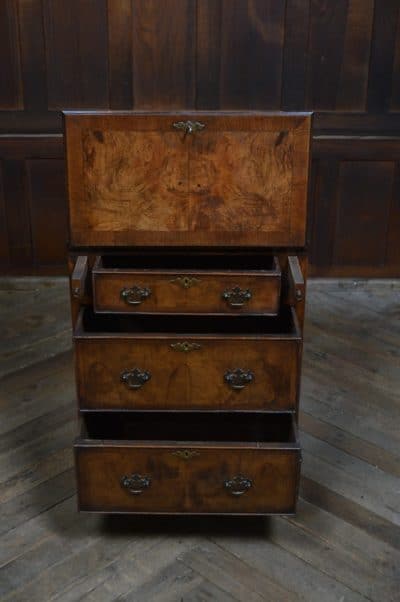 Edwardian Walnut Writing Bureau SAI3164 - Image 4