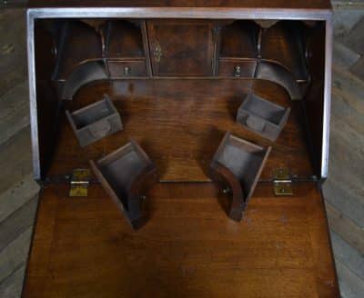 Edwardian Walnut Writing Bureau SAI3164 - Image 14