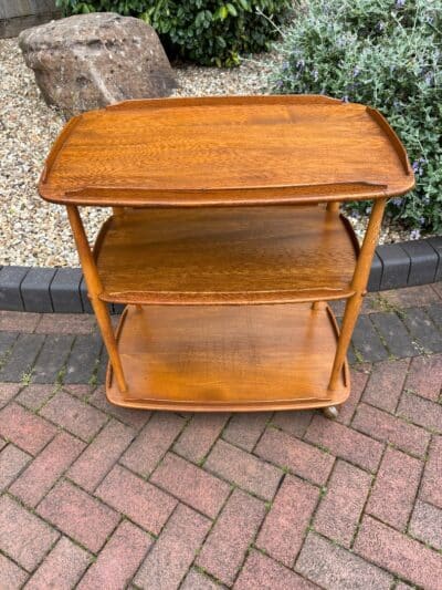 Mid Century Ercol Serving Trolley drinks trolley Vintage 4