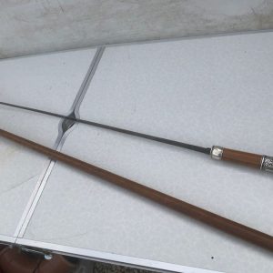Gentleman’s walking stick sword stick 1918 Birmingham Hallmark Antique Swords