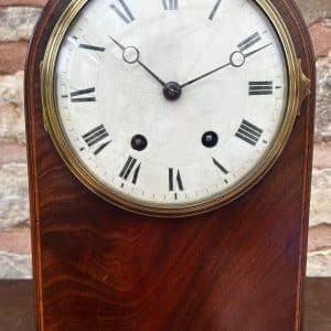 Antique Edwardian Arched Top Bracket Clock – Striking Bracket Clock Antique bracket clock Antique Clocks