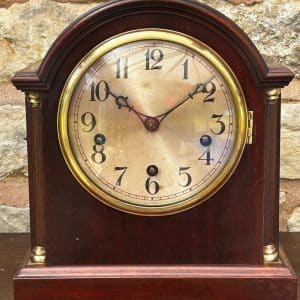 Antique Westminster Chime Arched Top Bracket Clock by Lenskirch Antique bracket clock Antique Clocks