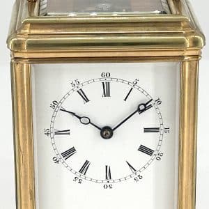 Georgian gorge Bonze Ormolu case Antique French 8-Day Carriage Clock C1850 carriage clock Antique Clocks