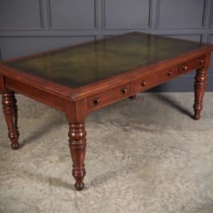 Large Victorian Mahogany Writing Table Victorian writing desk Antique Desks