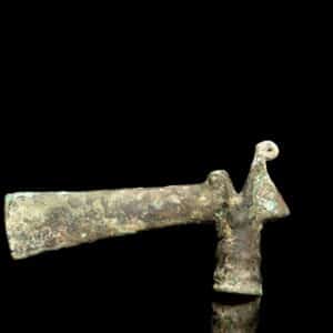 Luristan Iron-age bronze decorated socketed axe Antiquities