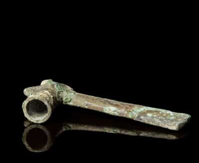 Luristan Iron-age bronze decorated socketed axe Antiquities 5