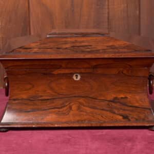 Victorian Rosewood Tea Caddy SAI2597 Antique Boxes