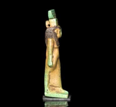 Large Egyptian faience amulet of Nephthys Egyptian Antiquities 4