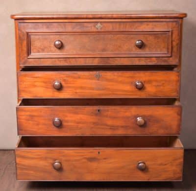 Victorian Mahogany Secretaire Chest Of Drawers SAI1620 Antique Draws 10