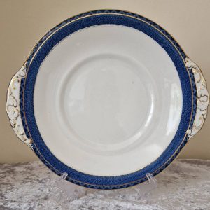 BOOTHS SILICON CHINA Blue Gold Antique dinner plates Antique Ceramics 3