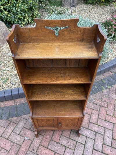 Arts & Crafts Bookcase Cupboard - Image 3