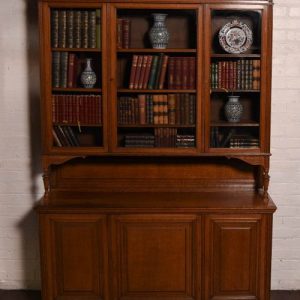 Victorian Oak Bookcase SAI1161 antique oak Antique Bookcases