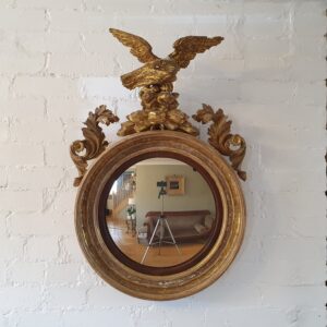 Regency convex mirror Antique Mirrors