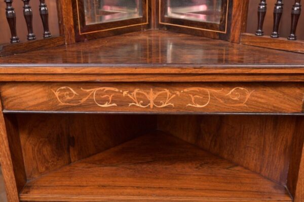 Edwardian  Rosewood Corner Cabinet SAI2195 - Image 9