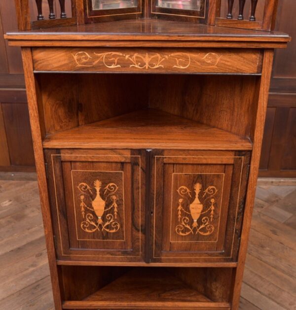 Edwardian  Rosewood Corner Cabinet SAI2195 corner cabinet Antique Cabinets 15