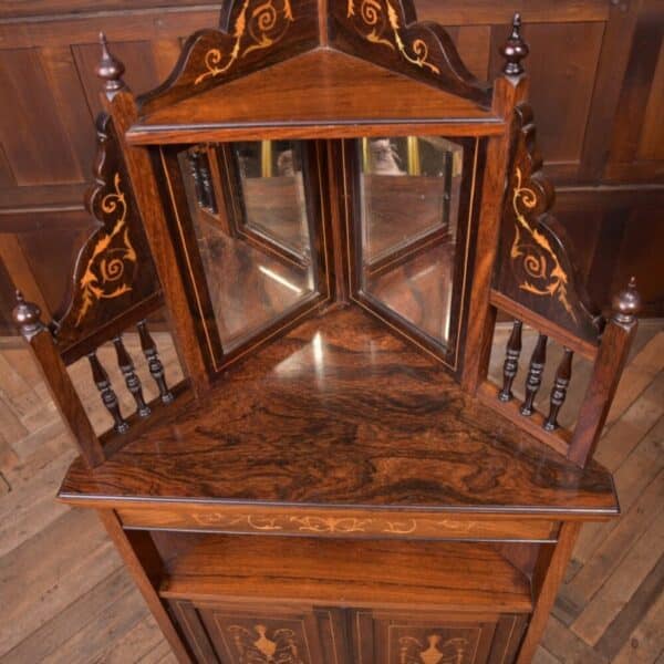 Edwardian  Rosewood Corner Cabinet SAI2195 corner cabinet Antique Cabinets 14