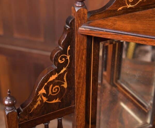 Edwardian  Rosewood Corner Cabinet SAI2195 - Image 11