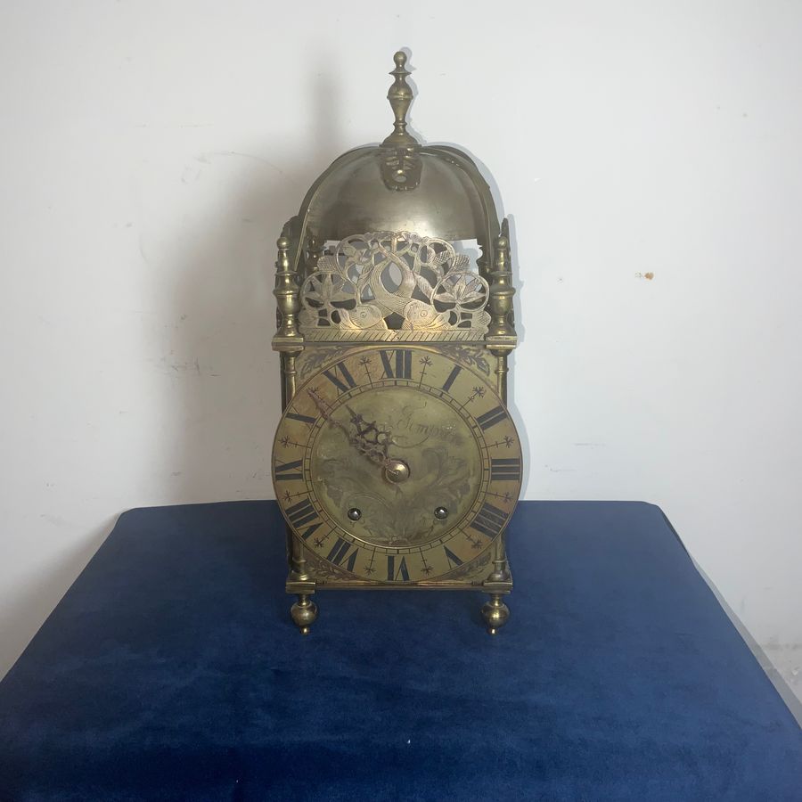 LANTERN CLOCK TWIN TRAIN CIRCA 1900’S Antique Clocks