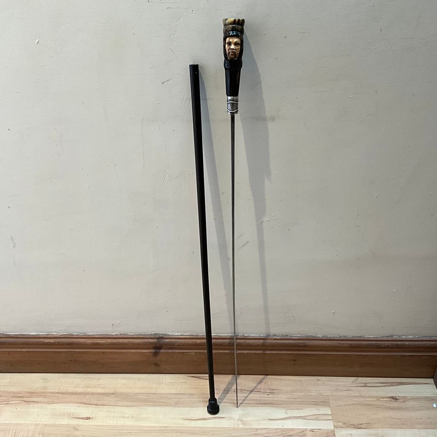 Mahdi of Khartoum Walking stick sword stick. Antique Collectibles