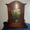 BRACKET CLOCK MAHOGANY DOUBLE FUSSE REGENCY - Image 4