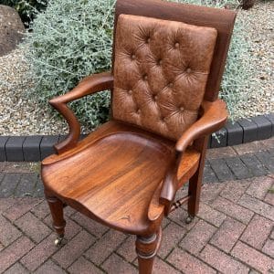 Heals of London Mahogany Desk Chair Heals Antique Chairs