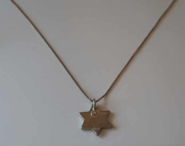 SALE – Vintage 925 Silver Enamel Star of David – ( ‘Magen Dovid’ ) Pendant – FREE UK Postage Judaica, Antique Jewellery 7