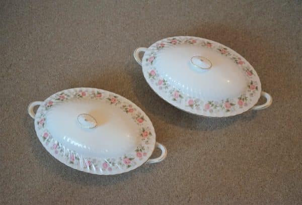 SALE – A Vintage Minton ‘Spring Bouquet’ 38 Piece dinner service – SALE PRICE £150.00 Fine Bone China Antique Ceramics 3