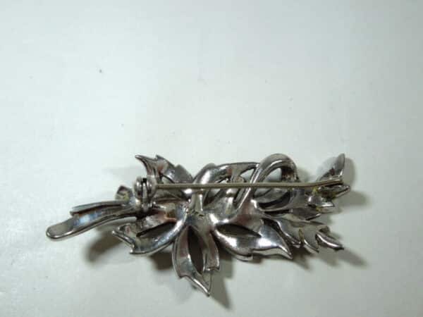 Vintage Silver Marcasite Brooch brooch Antique Jewellery 6