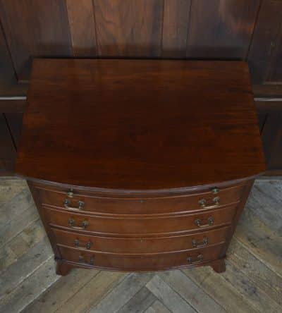 Edwardian Mahogany Bowfront Chest Of Drawers SAI3218 Antique Draws 9