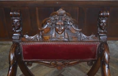 Victorian Savonarola Fruit Wood Chair SAI3223 - Image 13