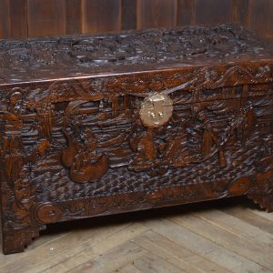 Oriental Camphor Wood Storage Box SAI3443 Antique Boxes