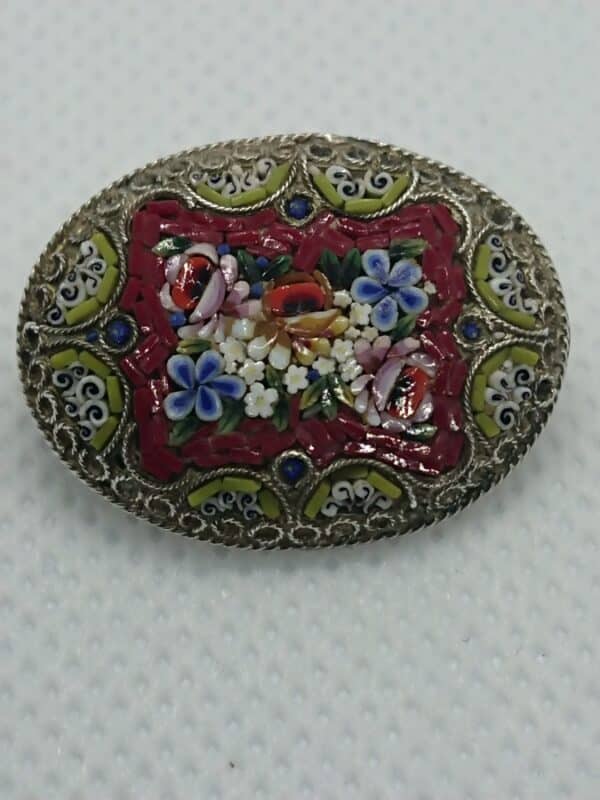 Italian Micro Mosaic Brooch Miscellaneous 3