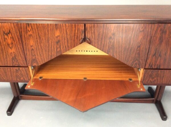 Mid Century McIntosh Rosewood 'Envelope' Sideboard - Image 3