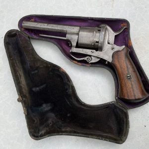 Pin fire cased revolver circa 1850’s Antique Collectibles