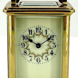 Exquisite Victorian Carriage Clock – French 8-Day Carriage Clock C1900 carriage clock Antique Clocks