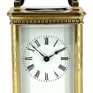 Classic French Carriage Clock – French 8-Day Carriage Clock C1900 carriage clock Antique Clocks