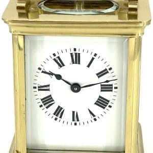 Cute Antique Carriage Clock – 8-Day Carriage Clock C1900 carriage clock Antique Clocks