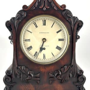 Beautiful Victorian English Rosewood Single Fusee Bracket Clock – ca1860 Antique bracket clock Antique Clocks