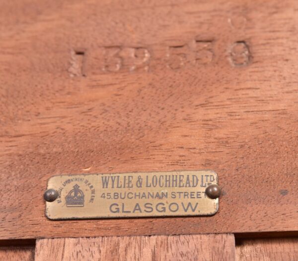 Wylie and Lochhead Ltd Edwardian Mahogany Bookcase SAI2271 Antique Bookcases 26