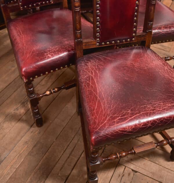 Set Of 6 Edwardian Oak Chairs SAI2367 Antique Chairs 5