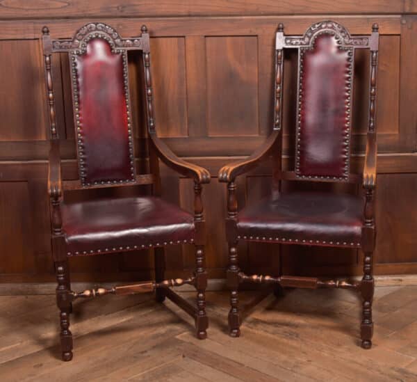 Set Of 6 Edwardian Oak Chairs SAI2367 Antique Chairs 24