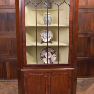 Country House Mahogany Corner Cabinet SAI2058 Antique Furniture