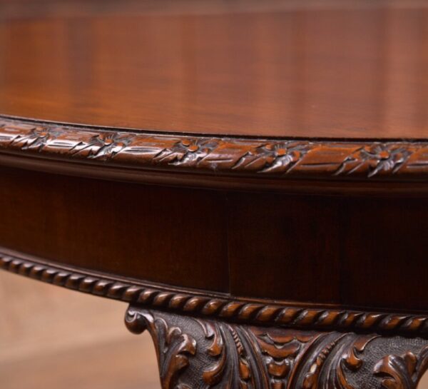 Edwardian Mahogany Oval Window Table SAI2054 Antique Furniture 12