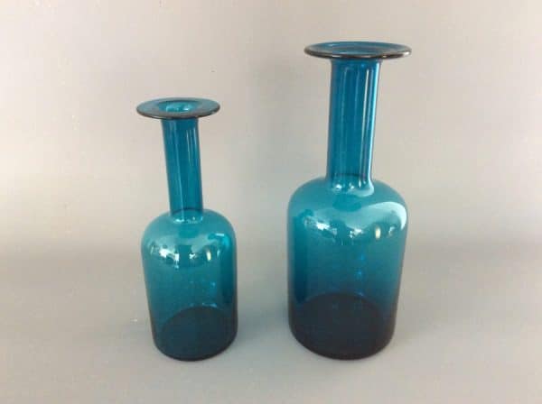 Danish Gulvase by Otto Brauer for Holmegaard danish Antique Glassware 6