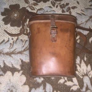 BRITISH MILITARY BINOCULARS AND CASE Antique Collectibles