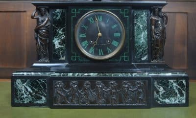 French Marble Mantel Clock SAI3280 - Image 2