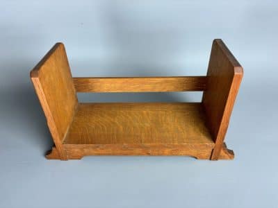 Arts & Crafts Oak Book Trough Book Trough Antique Bookcases 4